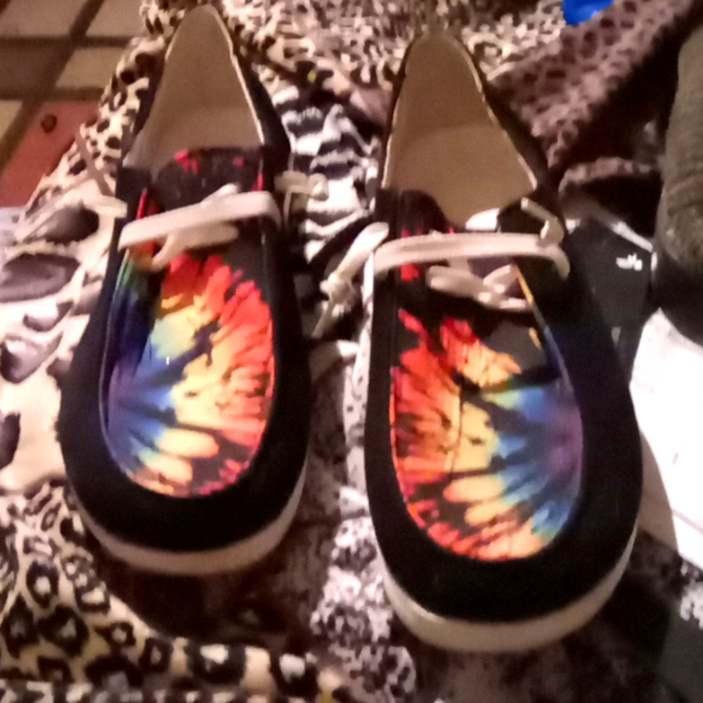 Rue21 black with tie dye size 9